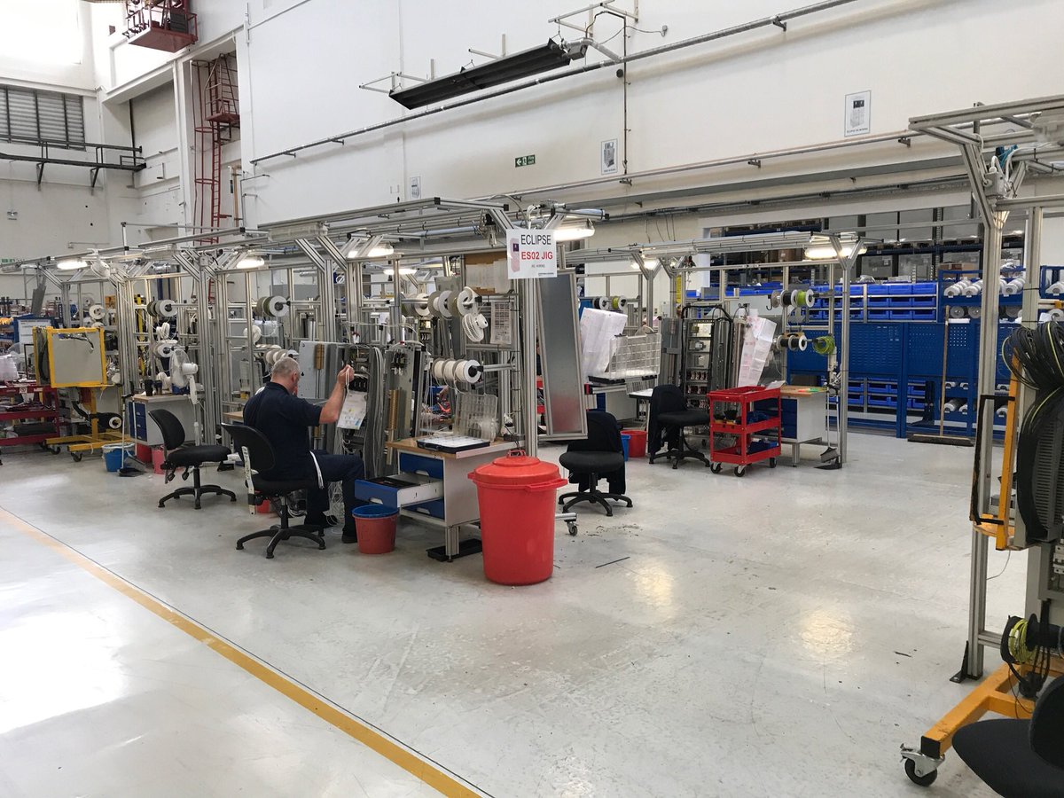 Visited Hawker Siddeley Switchgear in Newport to see factory thinking in action on behalf of Eight2O <a href="/CostainGroup/">Costain Group</a> Great to see it in action