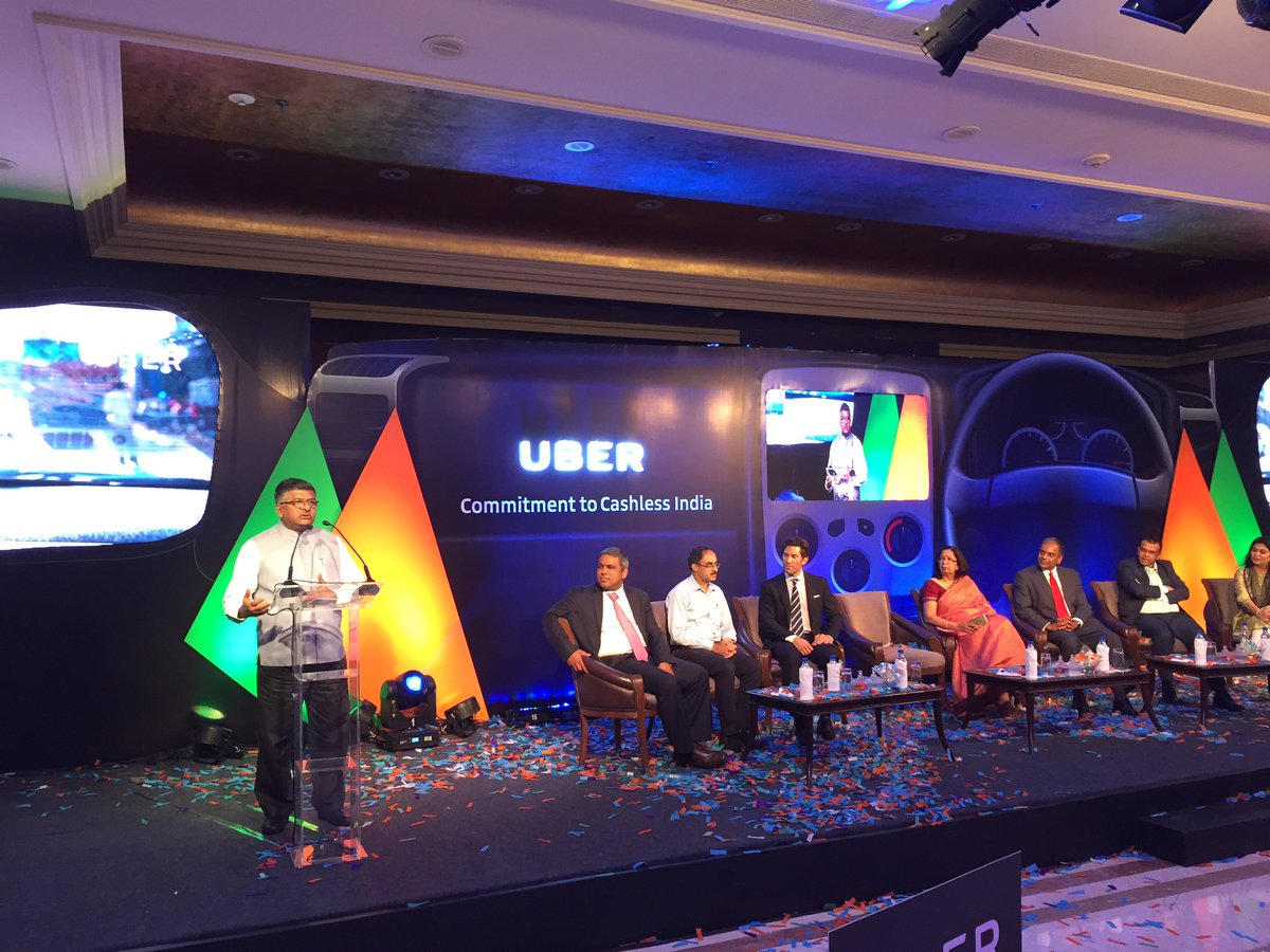 Uber_India's tweet photo. RS Prasad, Minister of IT believes in Digital Inclusion for all of India #UberForDigitalIndia #UberForBhim @rsprasad https://t.co/O865WZCo1t