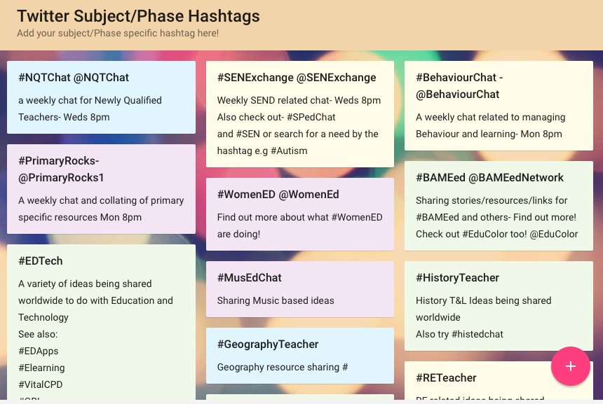 TryThisTeaching's tweet photo. *NEW TOOLKIT POST*
A collection of #'s for ALL teachers to use- https://t.co/pRgy8G6KTs
Add your own if I have missed some? Share&amp;RT https://t.co/HAjgV9YprA