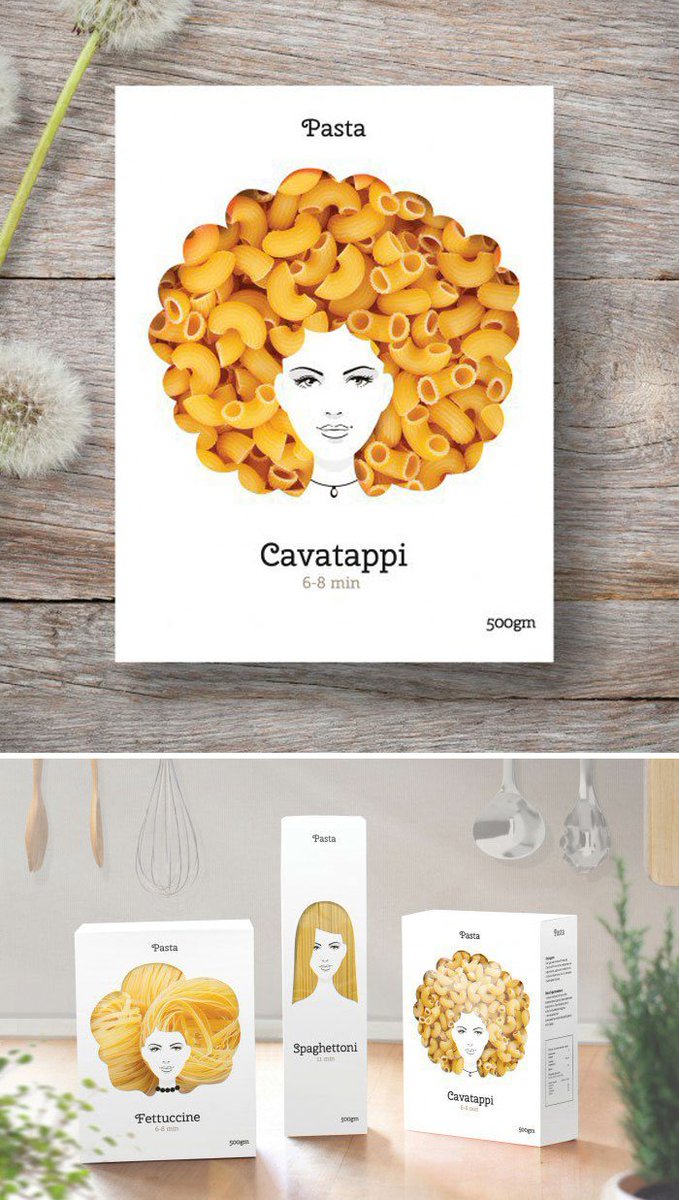 Pasta #Packaging How cool is this?
