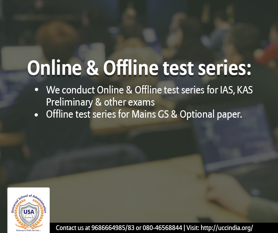 Universal_S_A's tweet photo. A series of Online &amp; Offline tests to ensure your skills are embarked &amp; ready for a take off. #Tests #Education #College #IAS #KAS #Exam https://t.co/gBWkNwSnqB