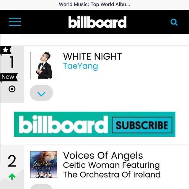 YB_518's tweet photo. [Dongstagram 🐻]

Thank u for ur support Love u 💕❤️ #Billboard #World #Album #Chart #빌보드 #월드앨범차트 #Whitnight
@Realtaeyang 👍🏻🥇🌐

#태양 #TAEYANG https://t.co/0bjOuM70QJ