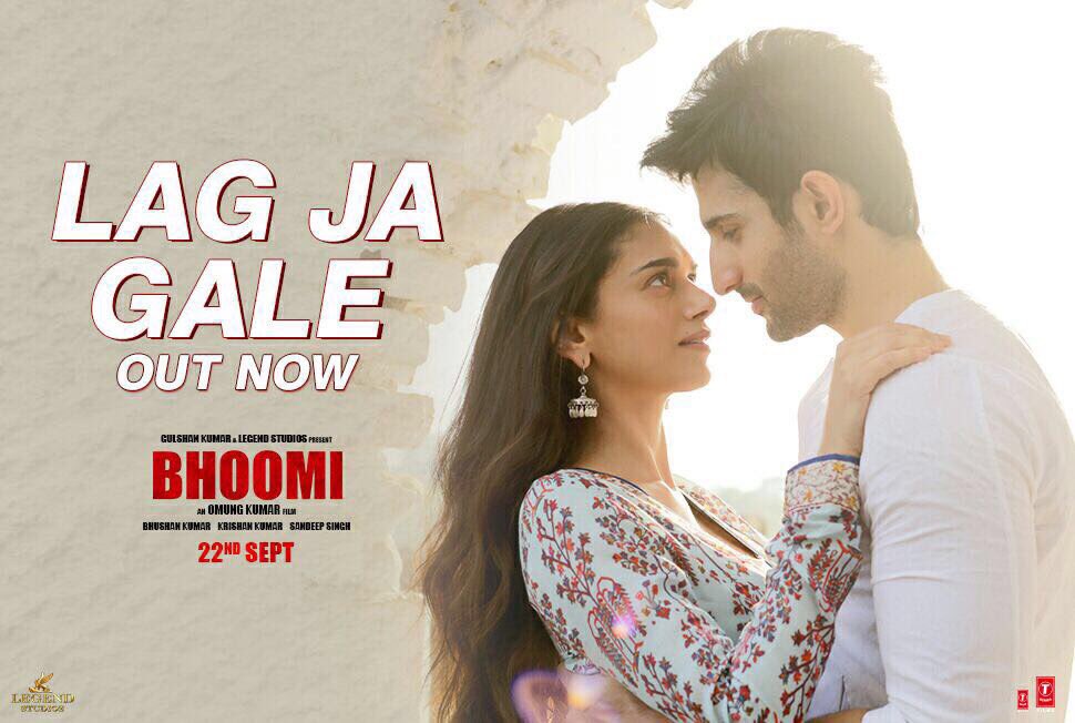 aditiraohydari's tweet photo. Lose yourself to 💗 with #LagJaGale from @BhoomiTheFilm  in the intense voice of @RFAKWorld https://t.co/92DKNlVbFU @SachinJigarLive @TSeries https://t.co/G39ztK8UTy