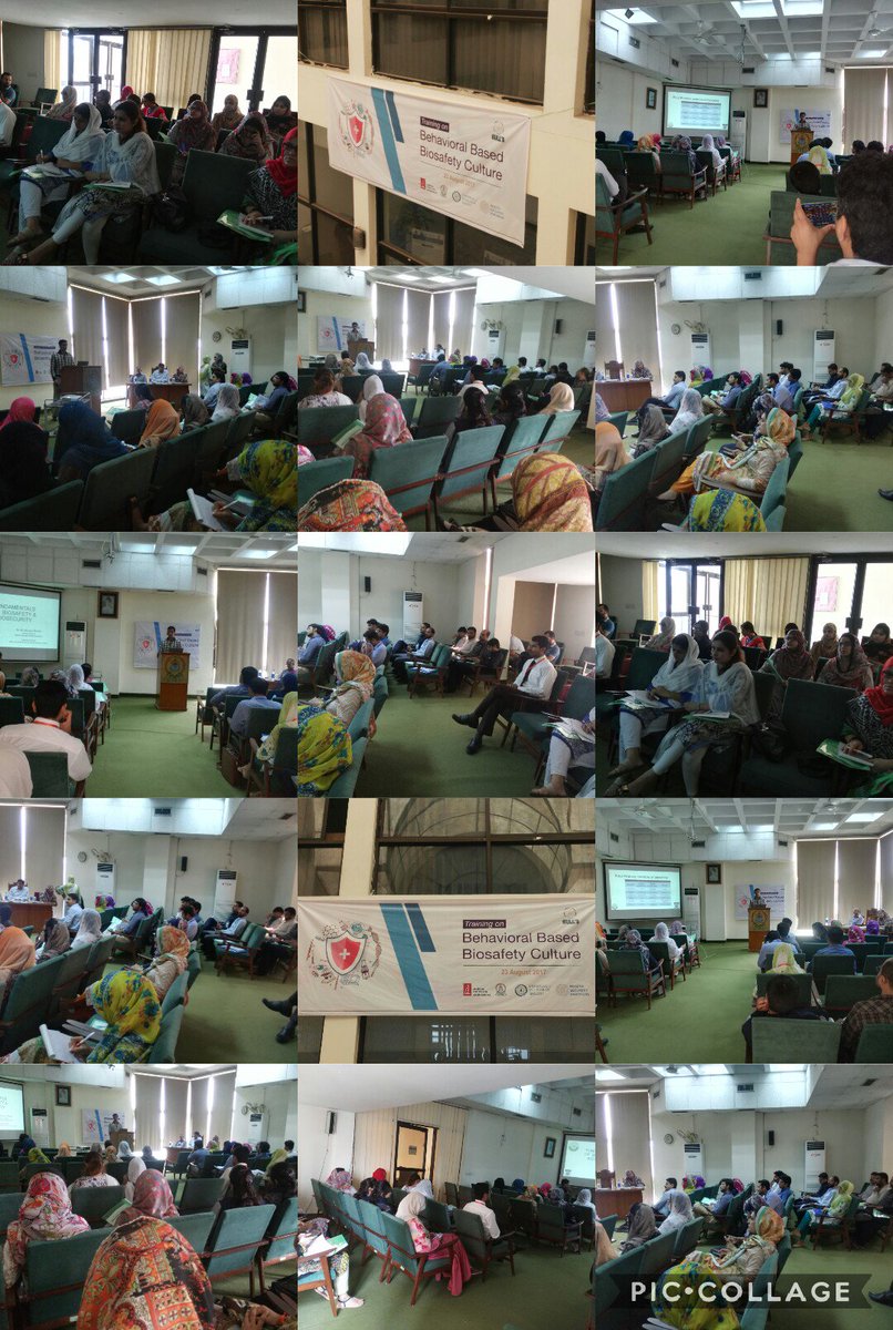 FarwaAkhlaq's tweet photo. Behavioral Based Biosafety Training by @Gulls_Pakistan @ASMnewsroom @ASMicrobiology #HealthSecuritypartners #CEMB https://t.co/DN8HPNDDOK