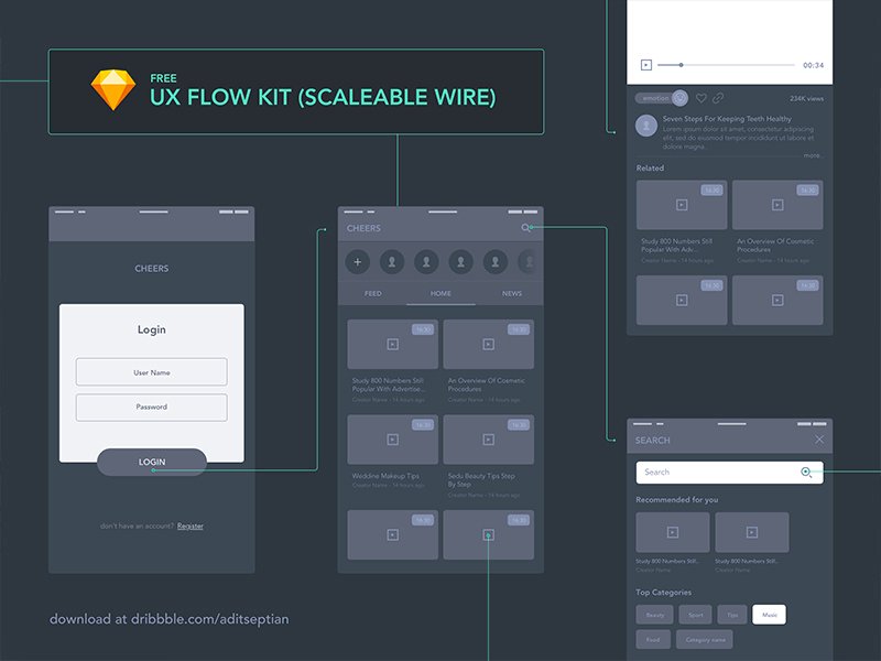mockuplove's tweet photo. UX Flow Kit - https://t.co/zZ3NXxOqMN
#able #edit #flow #free #kit #scale #scale-able #septian #sketch #ui #ux #wireframe #mockuplove https://t.co/RMqKIkstuZ