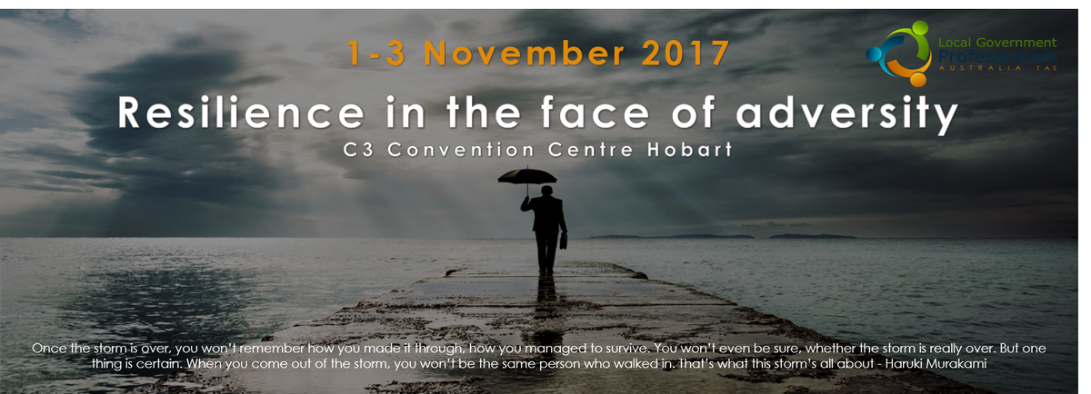 The line up for the LG Professionals Annual Conference is fantastic!  Register now at lgprofessionalstas.org.au/2017conference/