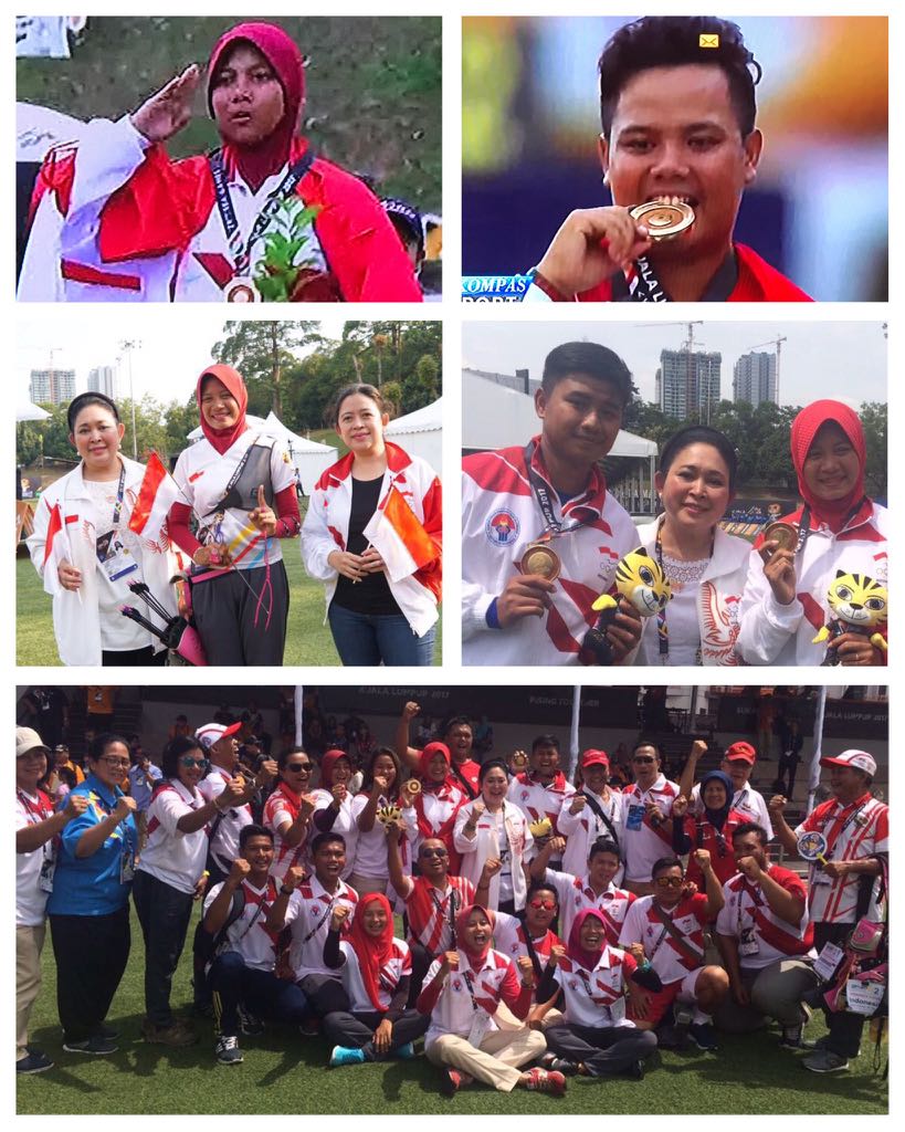 Team Panahan Indonesia untuk Sea Games ke-29 berhasil mempersembahkan kepada merah putih: 4 Medali Emas,  1 Medali Perak dan 1 Perunggu.