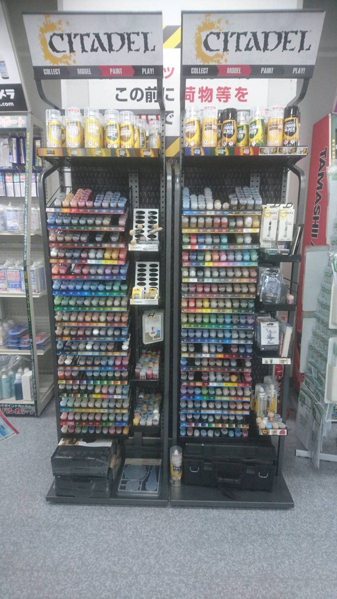 ヨドバシカメラ 梅田店 ホビー塗料の黒船citadel シタデル カラー 溶剤を不要で安全性 塗膜性も高く ホビー雑誌でも取り上げられている革新的な塗料です ヨドバシ梅田ではラインナップ豊富に取り扱いしております シタデル カラー をはじめ