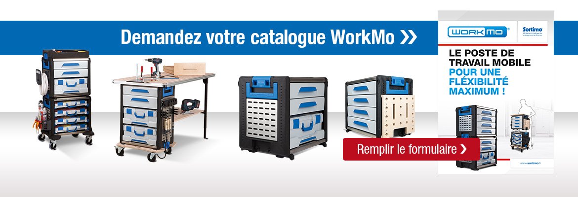 SortimoFR's tweet photo. Demandez votre catalogue #WorkMo gratuitement ! Découvrez les nombreuses possibilités de cet atelier mobile >> https://t.co/8wsjGPKsmj https://t.co/AHFthIFVfv
