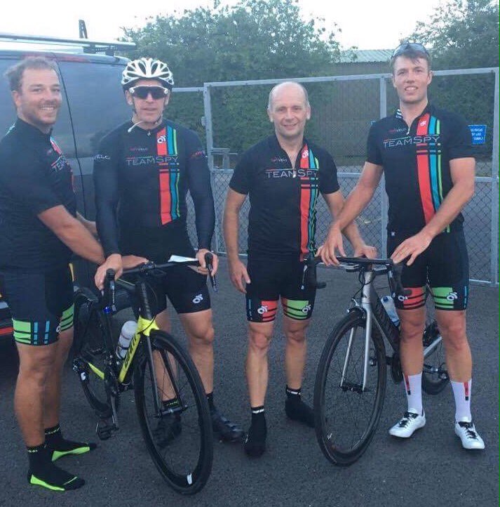 Tues saw the last in the Thruxton Series, 68 in cat 4, inc 3 Spy, James Veal raced cat 3 &amp; moved up after his race the week before @SpyVelo