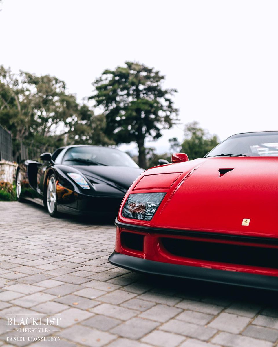 gulfcars's tweet photo. Left or Right? | Photo by ig:guywithacamera415 | #blacklist #carweek2017 #ferrari #enzo #f40 https://t.co/p5ZsSvJKHk