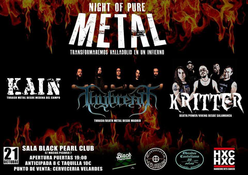 trianguloliquid's tweet photo. .@KainMetal, @thybreath y @METAL_KRITTER tocarán juntos en Valladolid - https://t.co/nmQ6KxCODG https://t.co/7EAuAfV8tq