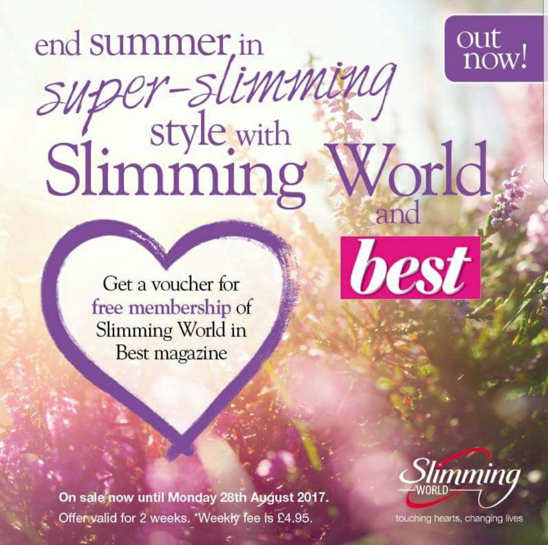 SaraWild10's tweet photo. Free #joiningoffer for @SlimmingWorld in today's @BestMagOfficial join me #thursdays in #harvington #village #school #7.30pm https://t.co/2cVmHOv6et
