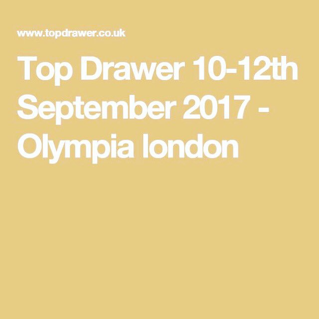 The countdown begins 💪🏻 #Merri will be exhibiting at this Autumns <a href="/TopDrawerLondon/">Top Drawer</a> YAY 🎉 come find us at #Spotted SP233 👌🏼💁🏻 #SmallBiz