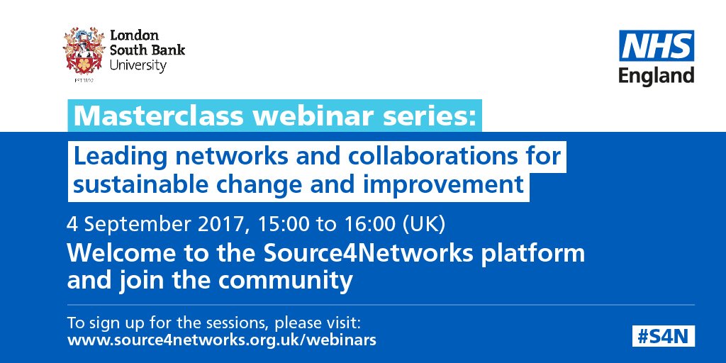 NHS_ICB's tweet image. Diary date! Source 4 Networks #S4N webinar on 4 September!
ow.ly/BJCK30eC0AO