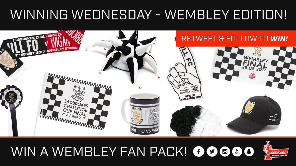 hullfcofficial's tweet photo. #winningWednesday - We kick today off with everything you need for the big day with our fan pack! Follow us and retweet for a chance to win! https://t.co/TgXJq3DdOU