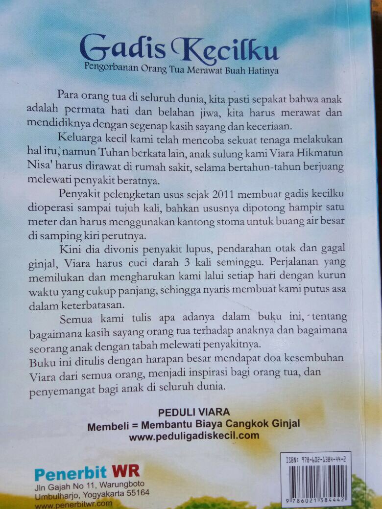 ArieKuntung's tweet photo. Sy knal Viara &amp;Ayahnya, bth dana 550jt utk cangkok ginjal, bs dng cara mmbeli novelnya smg dibalas dngan kebahagian https://t.co/bf5IbTiNgE https://t.co/Ww0KEdFxt1