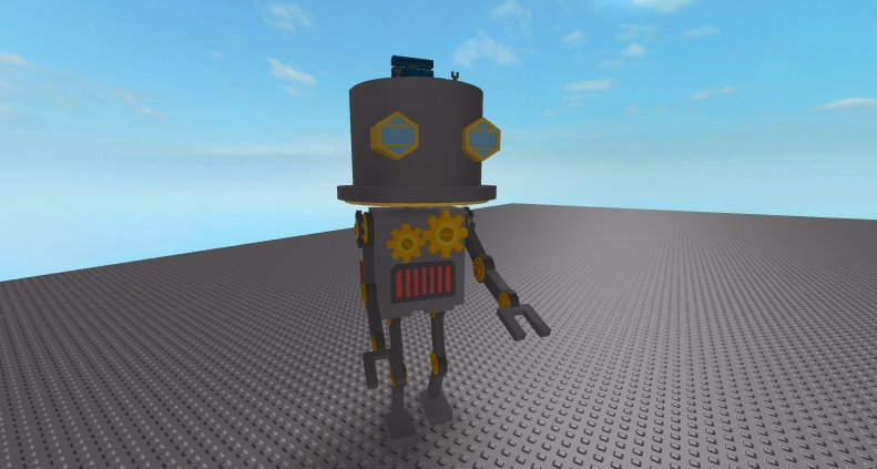 BezzuCZ's tweet photo. #robotbuildingcontest #Roblox #RobloxDev #RobloxBuildingContest My robot! π https://t.co/FSEnxynjVS