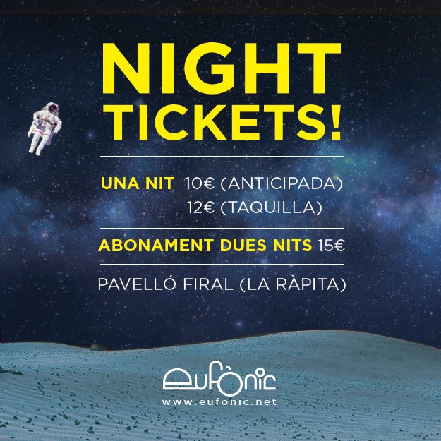 vfibla's tweet photo. Amici, durant 15 dies no espereu que parli d'una altra cosa, sorry! #eufònic2017 està en marxa i hi ha mil coses per dir-vos ;) 
Però: https://t.co/0i1GqD6D2t