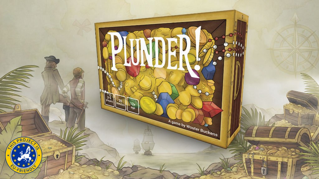10% funded already! Still some way to go though. Like, RT and back now: kickstarter.com/projects/woubu… #PlunderGame #kickstarter #boardgames