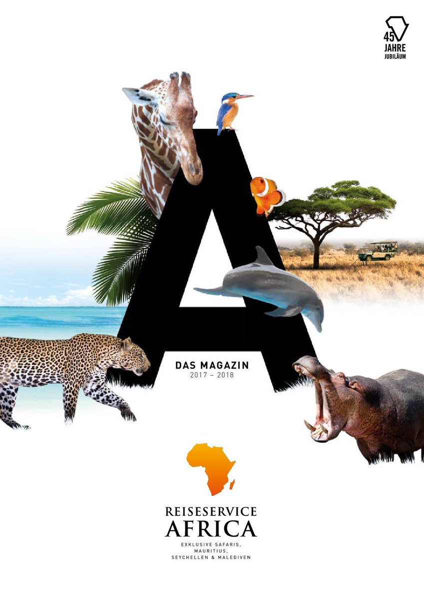 #ReiseserviceAfrica präsentiert das erste #Reisemagazin. 
blättert online unter reiseservice-africa.de/magazin/ 
#Luxusreisen