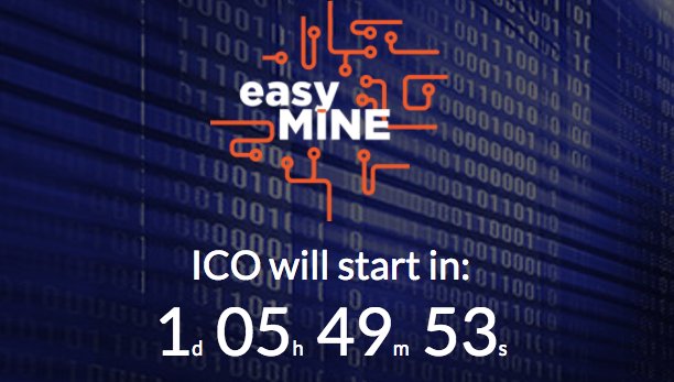 easymineio's tweet photo. Only 1 day left !!!!! #ico #eth #ethereum #btc #bitcoin #startico #easymineico #easymine https://t.co/xsULl072oK