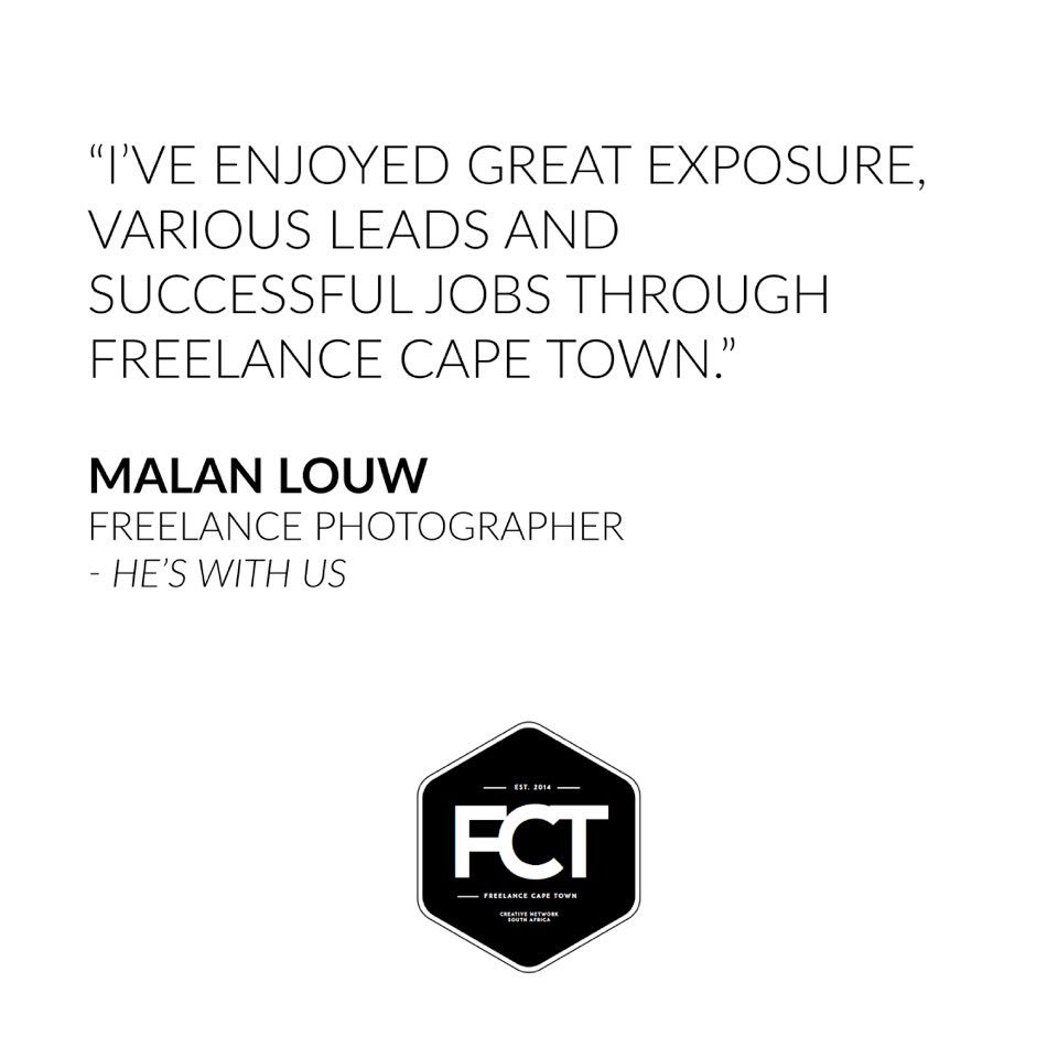 Great #testimonial!! Thanks Malan - see his profile online freelancecapetown.com/profile/966-Ma…
#freelancecapetown #freelance #freelancer #photographer