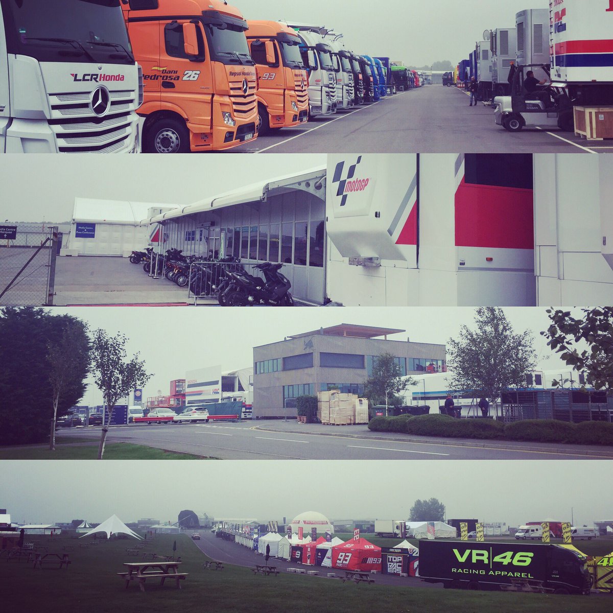 SilverstoneUK's tweet photo. It's been a busy 24hours! We are almost ready for you! #MotoGP #MotoGPBuild 🙌🏍 https://t.co/jPJO2sjEJk
