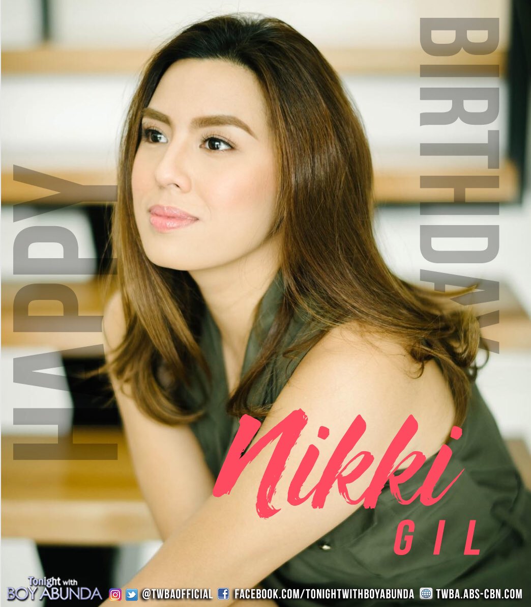 Happy Birthday Nikki Gil! Enjoy your day! Live and love! 