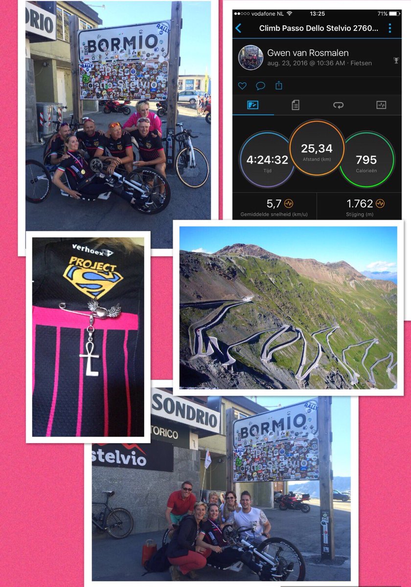 newlife_gwen's tweet photo. 23-08-'16 we climbed th highest mountain of Europe, #stelvio me as 1 female #handcyclist ๐#verhoex #projectS #48hairpins ๐ณ #lifewontwait ๐ช๐ฝ https://t.co/3JPzIFWpWE