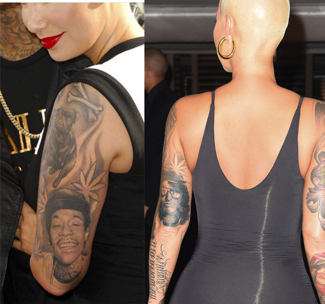 Amber Rose Has Finally Covered Her Wiz Khalifa Tattoo  Anyone else just  want these two to get together again   httpbitly2vfJjaW  By In  Touch Weekly  Facebook