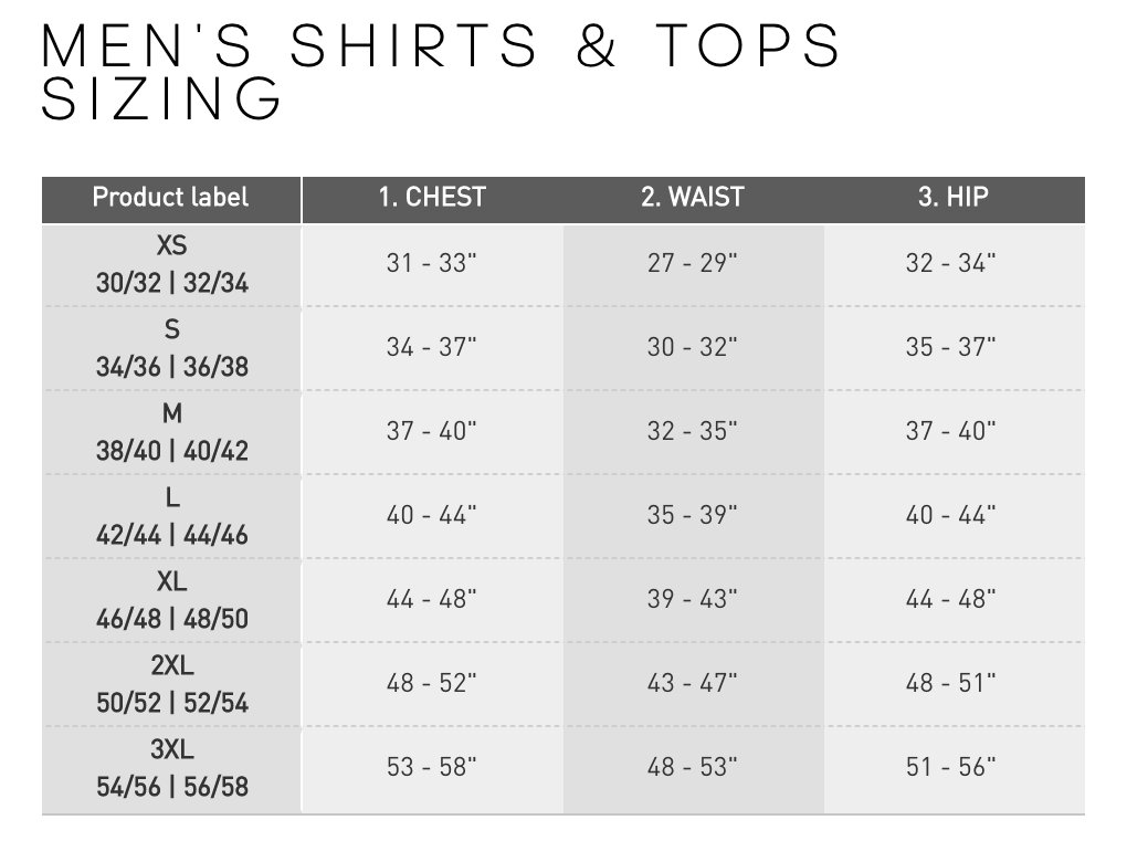 Adidas Mens Pants Size Chart