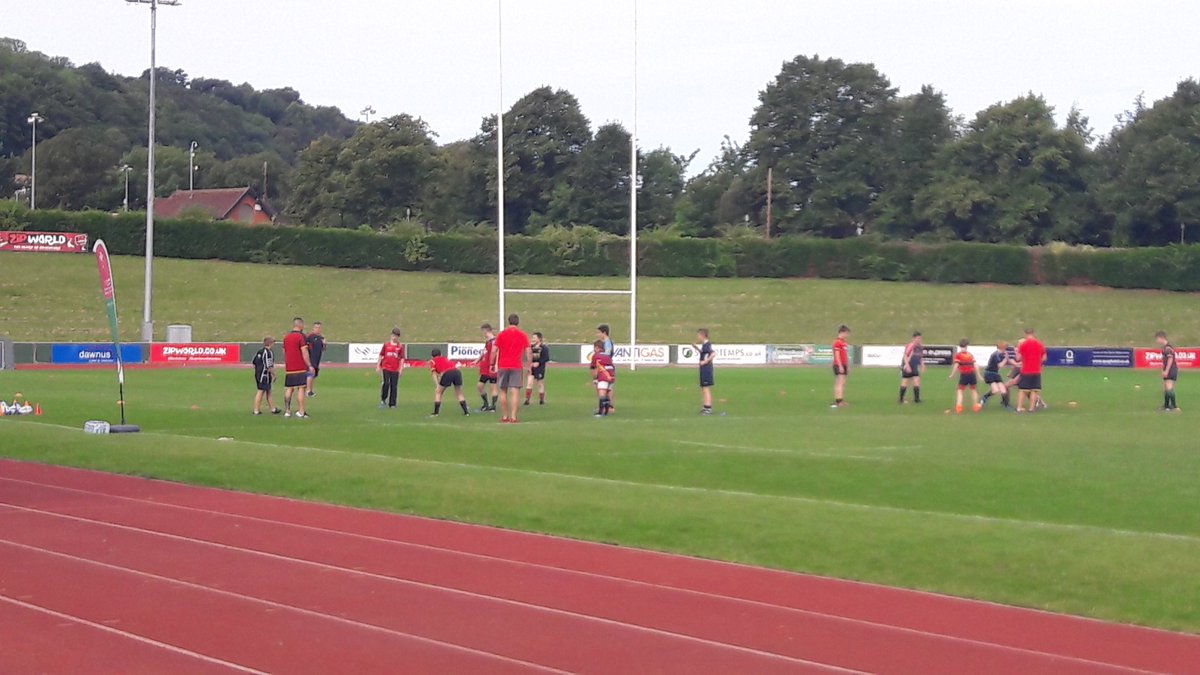 WRU Rugby Camp well underway here @ParcEirias, the home of @RGCNews. Great couple of days ahead for these youngsters #ThisIsWelshRugby