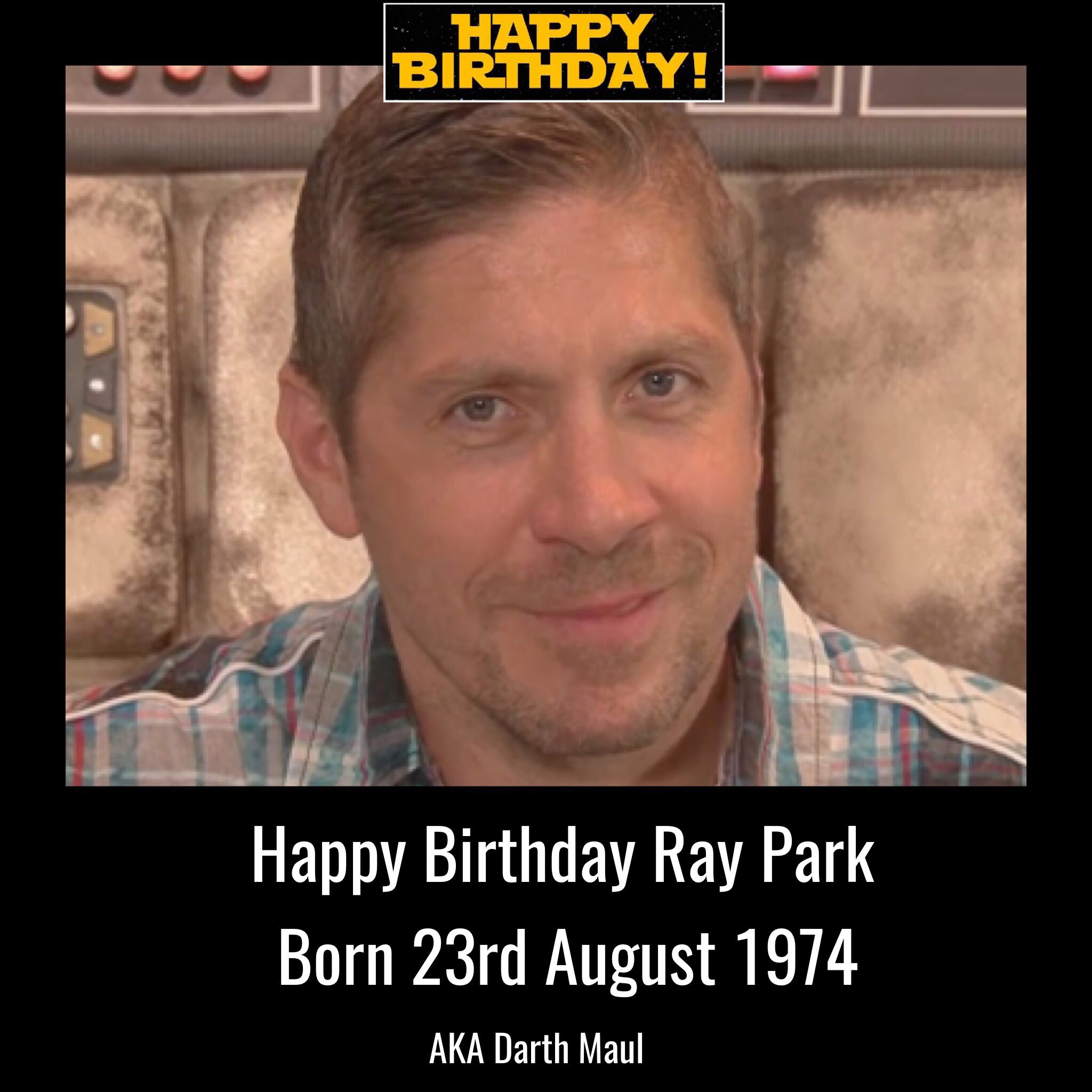 Happy Birthday Ray Park aka Darth Maul. Born 23rd August 1974.    
