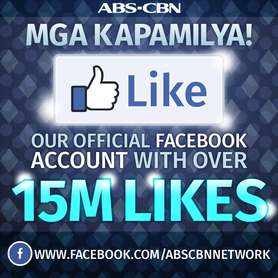 ABSCBN's tweet photo. LIKE &amp; FOLLOW our official Facebook page for your daily dose of Kapamilya updates! CLICK HERE: https://t.co/3LDJ61HHM4 https://t.co/6apnfaaHKM