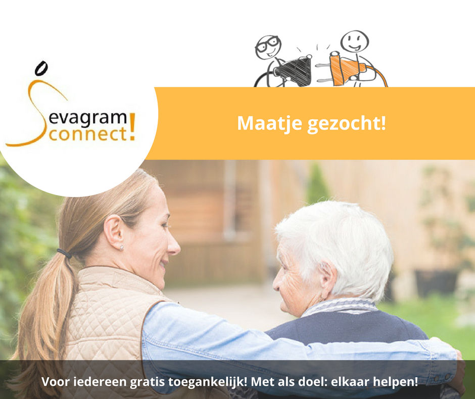 Wie wil iets betekenen voor iemand anders? #Eenzaamheid laten verdwijnen, gewoon er af en toe zijn voor iemand anders.
Ben jij dit #maatje?