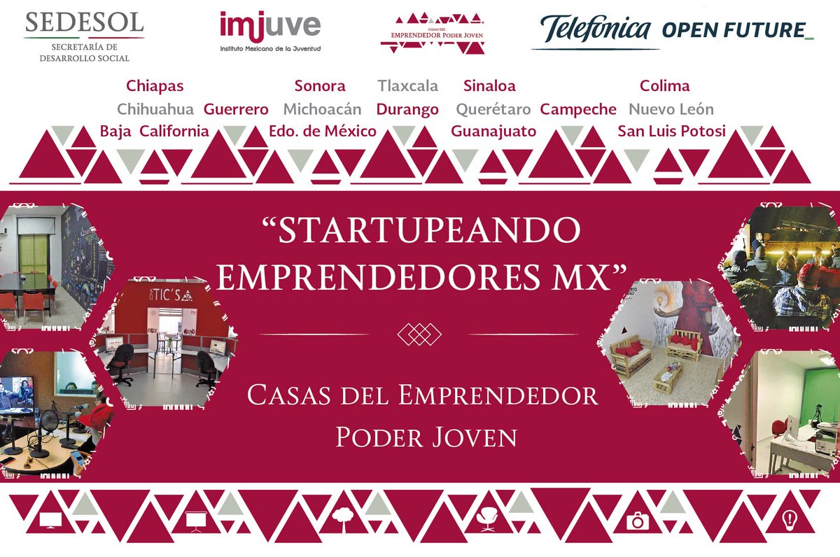ObetToala's tweet photo. #StartupeandoAndo con el @ImjuveMX y Telefonica
@OpenFuture_
Conoce la convocatoria para emprendedores #HazClick 
👉 https://t.co/8xbvc0Xwnl https://t.co/KvgLDk8z2X