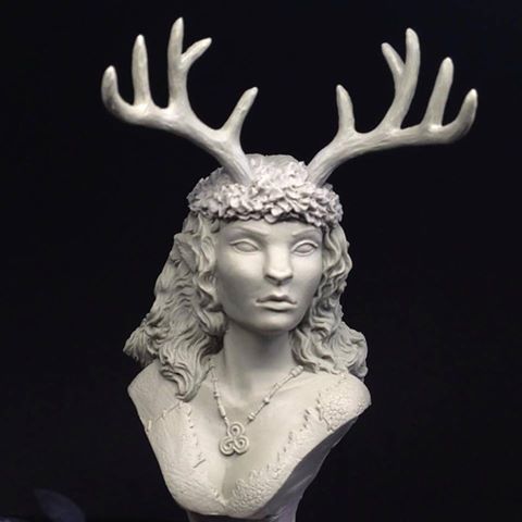 ontabletop's tweet photo. Check out this great looking Druidic bust from #BombshellMiniatures which is coming along nicely https://t.co/on5UbjpU2t https://t.co/Vu9KTZNtcd