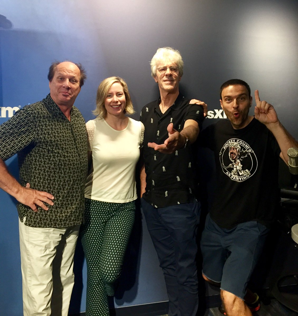 TrunkNationSXM's tweet photo. Thanks to @copelandmusic &amp; @THEadrianbelew for stopping by #Feedback and talking @Gizmodrome music w/ @JimShearer &amp; @LoriMajewski! https://t.co/mGLVbugxxg