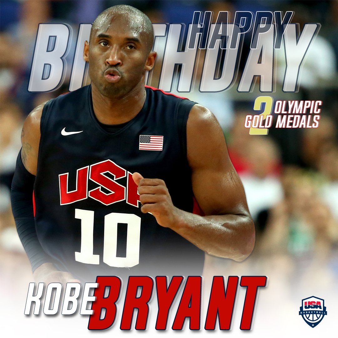 Wishing a happy birthday to 2 x Olympic gold medalist Kobe Bryant!   
