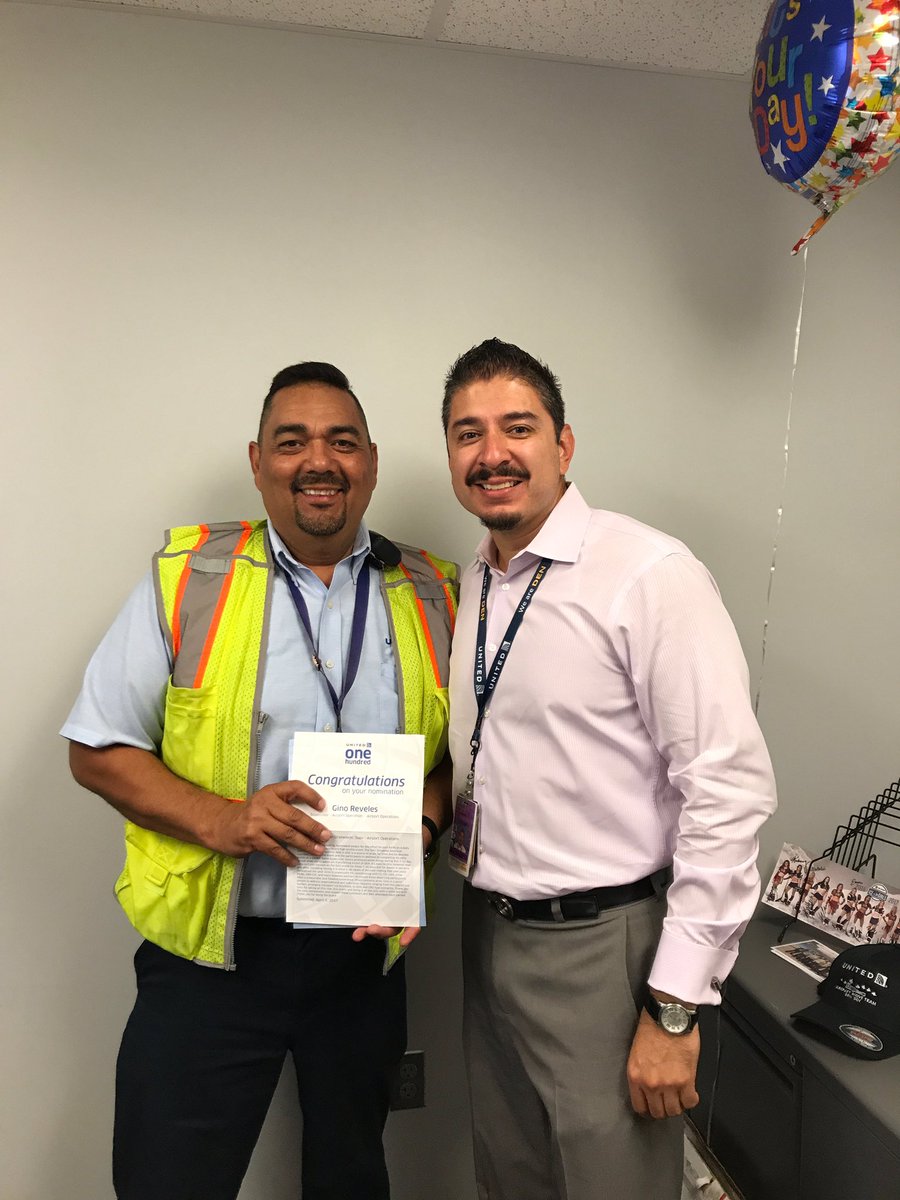 Mturc08's tweet photo. Congrats @Revelesgino "Gino" on your U100 nomination. The Spirit of United is alive in DEN.
#beingunited @beingunited https://t.co/IWaB0PFRQb