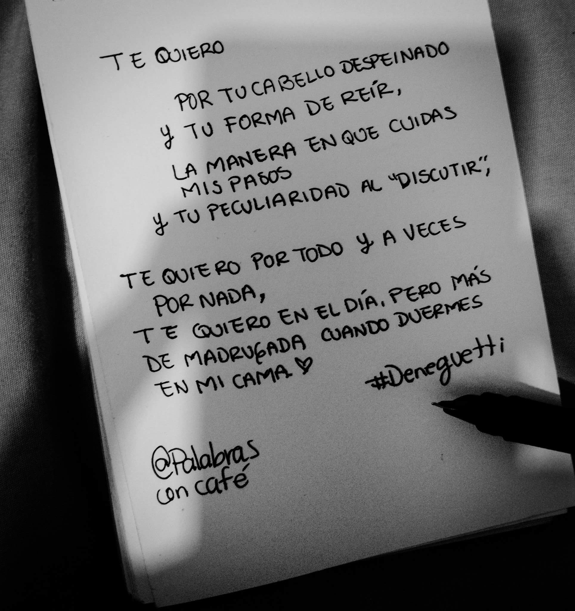 Marce🩵 on X: Te quiero porque me quieres, pero sobre todo, porque me  quieres libre ✨ 💜 #PalabrasConCafé #Deneguetti   / X