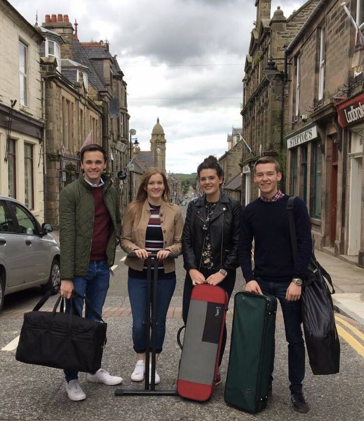 IllTricket's tweet photo. Been a hectic few months playing so not posted on here for a while! Here is a photo of the band from the TMSA Keith Festival 2017! 🎹🎻 https://t.co/YacxaMYAN7