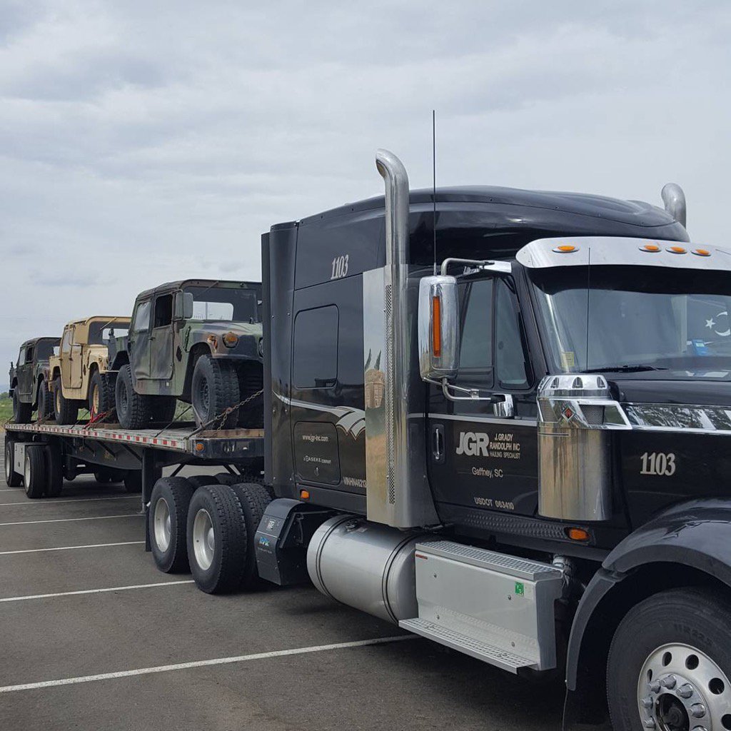 Check out this load that company driver David Parris hauled back to the east coast last week.