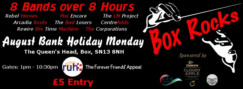 BoxRocksFest's tweet photo. #BankHolidayWeekend is coming up fast! So many great events on over the weekend. BOX ROCKS will be rocking out on the Monday from 1pm! 🙌🤘👏 https://t.co/acQRmz0ZWl