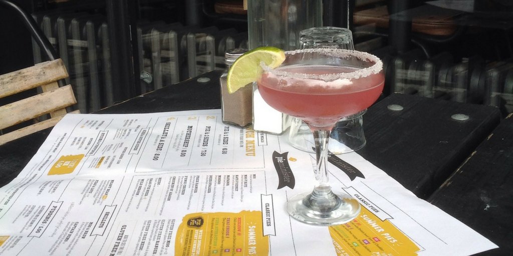 pieminister's tweet photo. In Cardiff for #Pride? We are. And we’re bringing this super duper #pridecocktail to the party #winning #241 @PrideCymru @itsoncardiff https://t.co/6OnuVkNmxQ