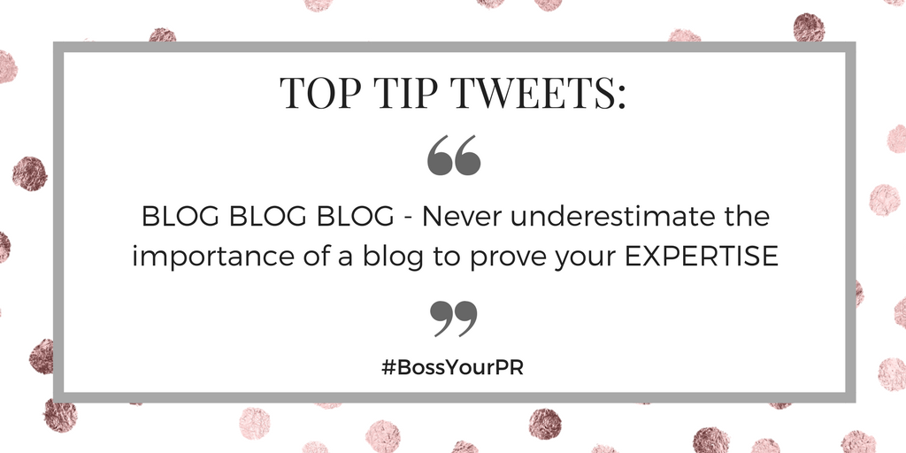 bossyourpr's tweet photo. #TopTipTweets
Blog, blog &amp; blog again - generating content is crucial to online presence &amp; gives you social currency to share
#BossYourPR https://t.co/ivV8OOUFNb