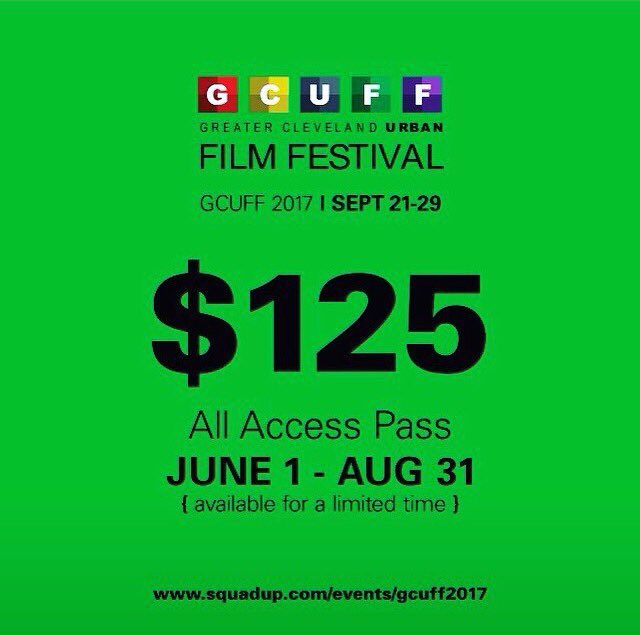 IAmRallyGirl's tweet photo. Good morning! ☀️Who's going? Follow @GCUFF to learn more. 🎬Link in their bio. #gcuff #gcuff6 #thisiscle #urbanfilm #filmmakers https://t.co/fOY6hE0KAk