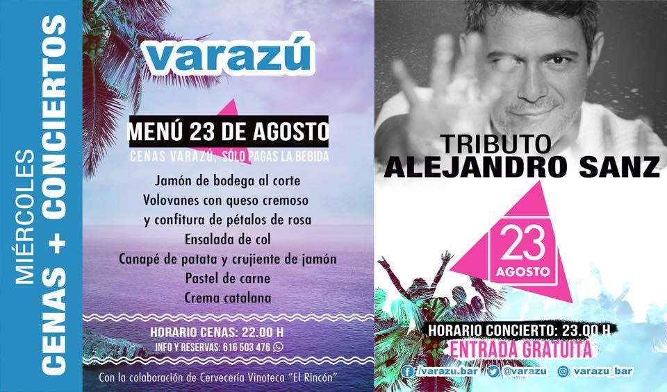 Varazu's tweet photo. Hola! Os anunciamos que las reservas para la cena de hoy están COMPLETAS.
Os esperamos en el concierto.

#YosoyAzú #LosNarejos https://t.co/NnkVHo06Eh