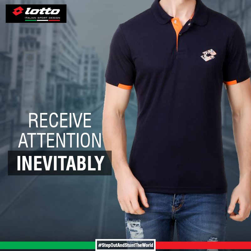 lotto italian sport design t shirt